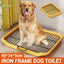 Pet Training Pad Dog Potty Toilet Large Size Portable With Tray Mat For Indoor