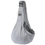 Portable Pet Sling Carrier Shoulder Bag for Small Dogs and Cats Travel Outdoor - Grey