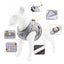 Grey Kitten Dog Cat Walking Harness Lead Leash Collar Pet Vest Mesh Adjustable - S