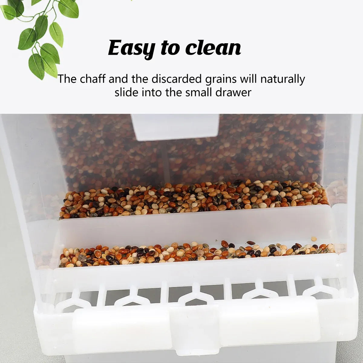 1 pc Automatic Bird Feeder Bird Feeder Cage Accessories Automatic Feed Cage - 520g