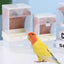 1 pc Automatic Bird Feeder Bird Feeder Cage Accessories Automatic Feed Cage - 520g
