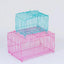 Small Bird Transport Collapsible Cage Travel Pet Carrier Portable Folding Cage - L