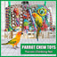 Parrot Gnawing Toys Woven Grass Nets Colourful Chewing Bird Cage Play