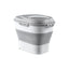 Large Capacity Pet Food Storage Box Foldable Design with Seal Lid - Grey