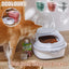 Large Capacity Pet Food Storage Box Foldable Design with Seal Lid - Grey