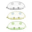 Cat Hammock Bed Glass Hanging Basket Clear Pet Nest Elevated Sleeping Bed - White