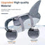 Pet Life Jacket Dog Swim Vest Outdoor Water Gear for Summer Swimming Activities - Grey S