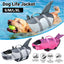 Pet Life Jacket Dog Swim Vest Outdoor Water Gear for Summer Swimming Activities - Grey XL