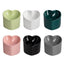 Love Shape Slanted Cat Bowl Ceramic Pet Bowl for Cats Food Water Feeding Dish - Dark Green