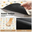 Pet Feeding Mat Dogs Cats Absorbent Non Slip Pet Placemat Waterproof Mat - Beige