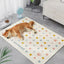Pet Feeding Mat Dogs Cats Absorbent Non Slip Pet Placemat Waterproof Mat - Beige