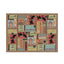 Waterproof Pet Floor Mat Carpet For Dog Cage Feeding Area Anti Slip Washable - Dog-Brown