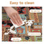 Waterproof Pet Floor Mat Carpet For Dog Cage Feeding Area Anti Slip Washable - Dog-Brown