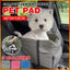 Car Pet Seat Auto Seat Center Console Dog Cat Nest Pad Removable Pet Carrier - Grey