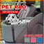 Car Pet Seat Auto Seat Center Console Dog Cat Nest Pad Removable Pet Carrier - Grey