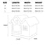 Removable Washable Pet House Four Seasons Cat Enclosed House - Grey-L