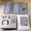 Removable Washable Pet House Four Seasons Cat Enclosed House - Grey-L
