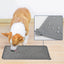 Silicone Pet Mat Spill-Proof Easy to Clean Mat for Pets Dog Food Placemat - 55x38cm