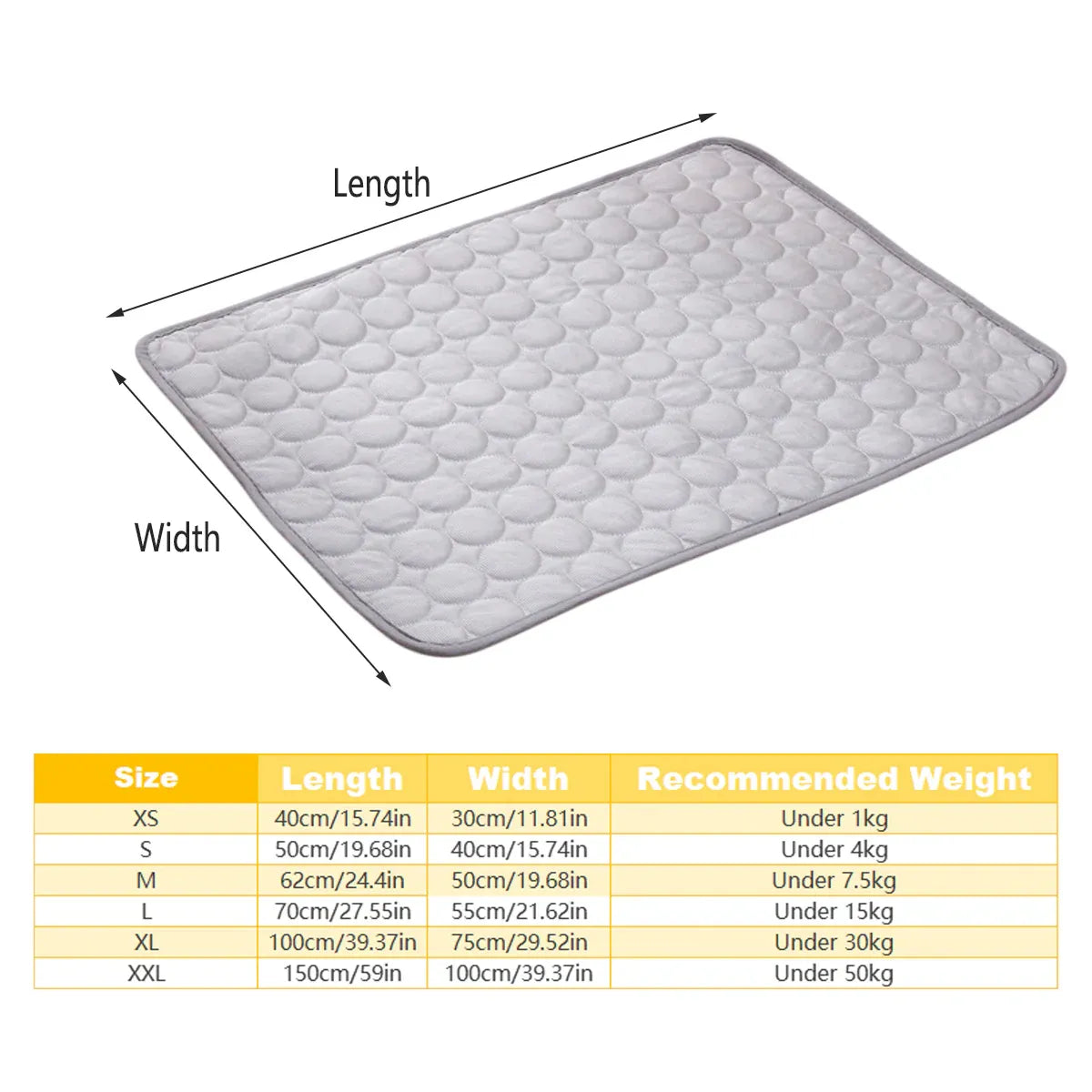 Pet  Sleeping Mat Summer Spring Mat for Dog and Cat Indoor Use - L