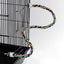 Parrot Rope Perch Colourful Bird Cage Toy Cotton Bungee Swing for Pet Birds - 105CM