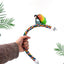 Parrot Rope Perch Colourful Bird Cage Toy Cotton Bungee Swing for Pet Birds - 105CM
