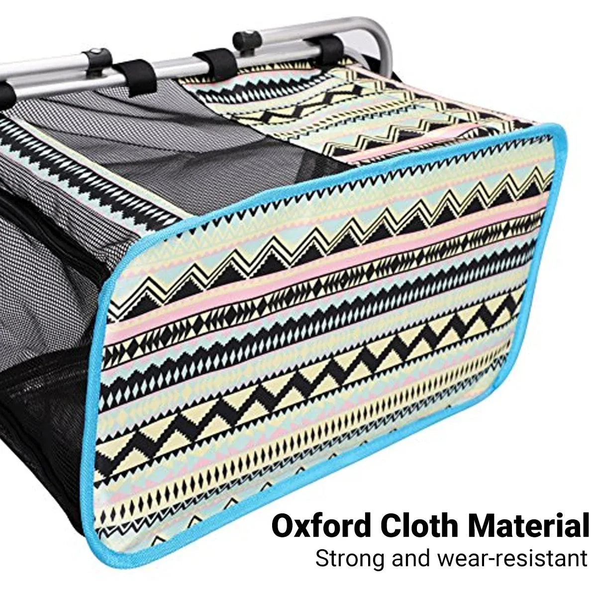 Pet Outdoor Carrying Baskets Portable Cat Dog Travel Bags Pet Carrier Breathable - Blue