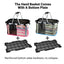 Pet Outdoor Carrying Baskets Portable Cat Dog Travel Bags Pet Carrier Breathable - Blue