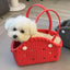 Pet Basket Outdoor Portable Large Capacity Standard Pets Durable Breathable - Grey