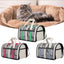 Pet Carrier Bag Portable Travel Cat Tote Bag Soft Breathable Cat Bag for Outdoor - Rose Red