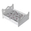 Wooden Cat Bed White Wooden Cat Bed Pet Cat and Dog Bed Comfortable Durable