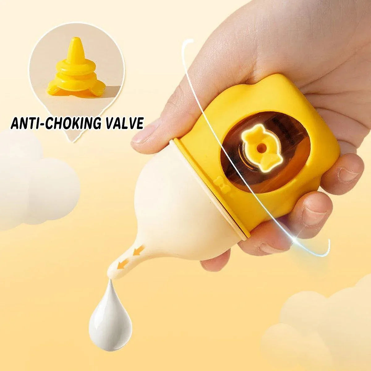 Silicone Pet Milk Feeding Bottle with Scale for Small Puppies and Kittens 20ml 80ml - 80ml-Pink