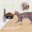 Stainless Steel Pet Bowl Hanging Cat Food Water Bowl Durable for Dogs and Cats - Black-14cm