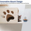 Stainless Steel Pet Bowl Hanging Cat Food Water Bowl Durable for Dogs and Cats - Black-14cm