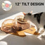 Detachable Ice Cream Shaped Bowls Pet Set Feeding Mat Spoon Cats Small Dogs - Green