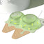 Detachable Ice Cream Shaped Bowls Pet Set Feeding Mat Spoon Cats Small Dogs - Green