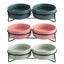 Ceramic Pet Bowl Cat Food Bowl Dog Bowl Drinking Bowl Pet Water Food Dish - Grey
