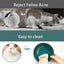 Ceramic Pet Bowl Double Cat Food Bowl Dog Water Bowl Feeding Drinking Bowl Set - White