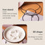 Ceramic Cat Bowl Slow Feeder Pet Food Tray for Cats and Dogs Non Slip Design - Yellow Bowl-White Tray Rack