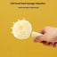Pet Bath Brush Dog Massage Brush Press to Dispense Liquid Pet Grooming Tools - Beige