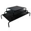 Heavy Duty Pet Raised Bed Elevated Trampoline Hammock Cat Dog Raised Deluxe - L