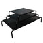 Heavy Duty Pet Raised Bed Elevated Trampoline Hammock Cat Dog Raised Deluxe - M