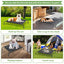 Heavy Duty Pet Raised Bed Elevated Trampoline Hammock Cat Dog Raised Deluxe - M