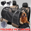 Foldable Pet Car Carrier Bag Breathable Travel Tent Portable Kennel for Transport - Grey