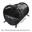Foldable Pet Car Carrier Bag Breathable Travel Tent Portable Kennel for Transport - Grey