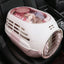 Dog and Cat Carrier Large Space Removable Sunroof Air Carrier for Pet Travel - Pink
