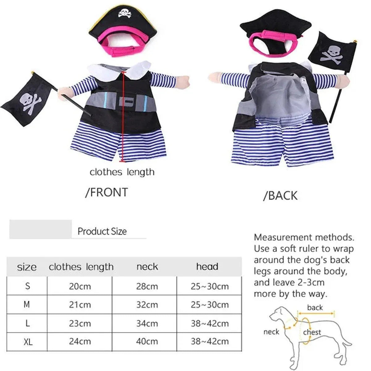 Halloween Dog Costume Pet Accessories Funny Dress Up for Small Medium Dogs - Little Devil Riding-S