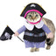 Halloween Dog Costume Pet Accessories Funny Dress Up for Small Medium Dogs - New Pirate-M