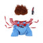 Halloween Dog Costume Pet Accessories Funny Dress Up for Small Medium Dogs - New Pirate-S