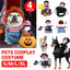 Halloween Dog Costume Pet Accessories Funny Dress Up for Small Medium Dogs - New Pirate-XL