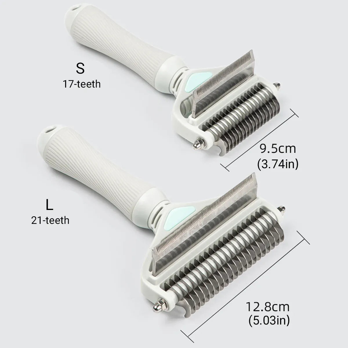 Pet Grooming Brush Hair Removal Anti Tangle Cat Dog Home Detangling Comb Pets - L